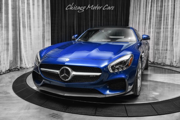 Used 2017 Mercedes-Benz AMG GT Just Serviced at Mercedes-Benz Panoramic Glass Roof Carbon Fiber Trim Well for sale Sold at Chicago Motor Cars in West Chicago IL 60185 2