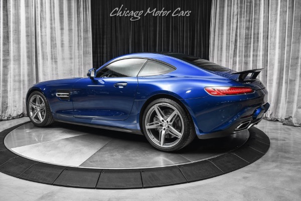 Used 2017 Mercedes-Benz AMG GT Just Serviced at Mercedes-Benz Panoramic Glass Roof Carbon Fiber Trim Well for sale Sold at Chicago Motor Cars in West Chicago IL 60185 3