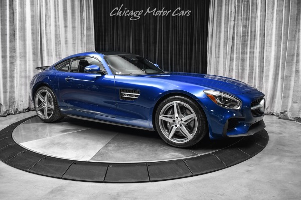 Used 2017 Mercedes-Benz AMG GT Just Serviced at Mercedes-Benz Panoramic Glass Roof Carbon Fiber Trim Well for sale Sold at Chicago Motor Cars in West Chicago IL 60185 6