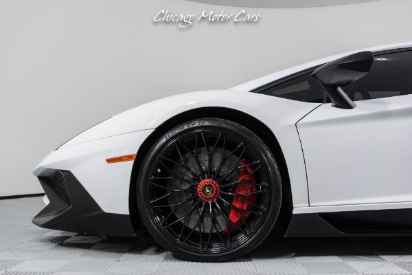 Used-2016-Lamborghini-Aventador-LP-750-4-SV-RACING-EXHAUST-CARBON-FIBER-REAR-SPOILER-DIANTHUS-WHEELS