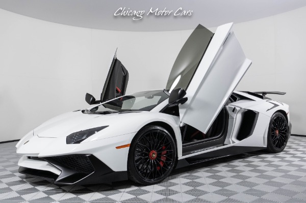 Used 2016 Lamborghini Aventador LP 750-4 SV RACING EXHAUST CARBON FIBER REAR SPOILER DIANTHUS WHEELS for sale Sold at Chicago Motor Cars in West Chicago IL 60185 3