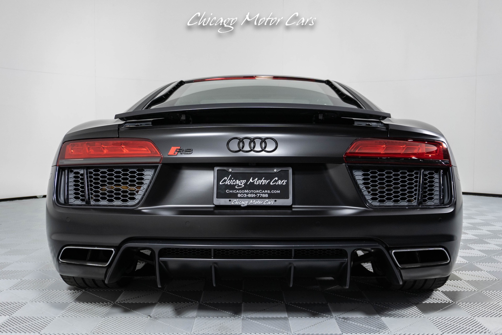 Used-2017-Audi-R8-52-quattro-V10-CUSTOM-EXHAUST-BANG---OLUSFEN-FULL-SATIN-BLACK-WRAP