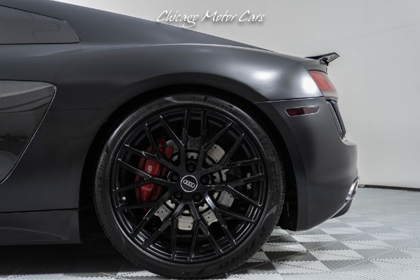 Used 2017 Audi R8 5.2 quattro V10 CUSTOM EXHAUST BANG & OLUSFEN FULL SATIN BLACK WRAP! for sale Sold at Chicago Motor Cars in West Chicago IL 60185 4