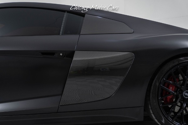 Used 2017 Audi R8 5.2 quattro V10 CUSTOM EXHAUST BANG & OLUSFEN FULL SATIN BLACK WRAP! for sale Sold at Chicago Motor Cars in West Chicago IL 60185 5