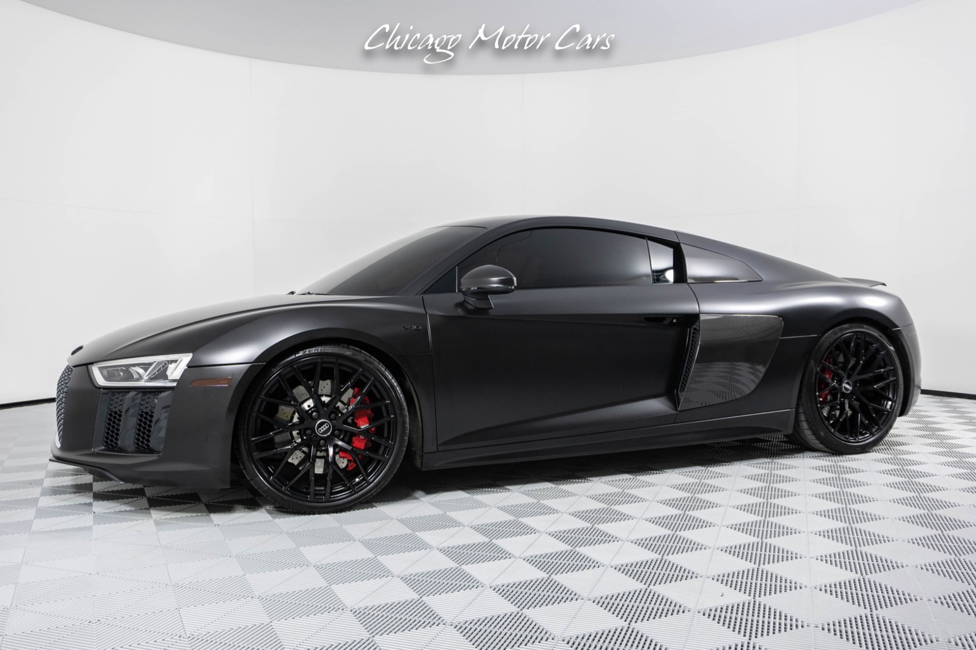 Used-2017-Audi-R8-52-quattro-V10-CUSTOM-EXHAUST-BANG---OLUSFEN-FULL-SATIN-BLACK-WRAP