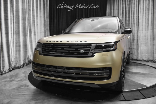 Used 2023 Land Rover Range Rover LWB P530 First Edition HIGHLY DESIRED SUNSET GOLD SATIN FINISH for sale Sold at Chicago Motor Cars in West Chicago IL 60185 2