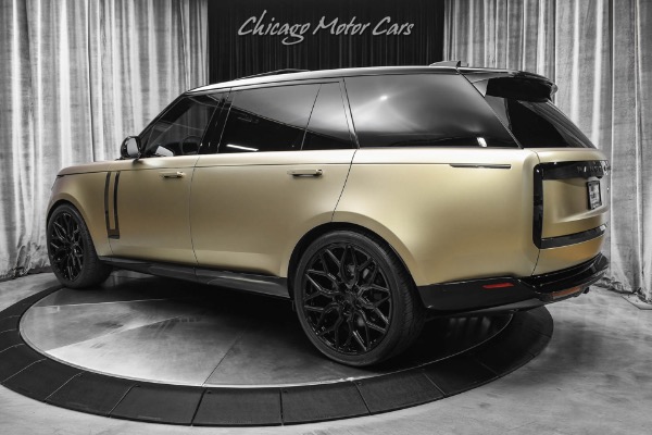 Used 2023 Land Rover Range Rover LWB P530 First Edition HIGHLY DESIRED SUNSET GOLD SATIN FINISH for sale Sold at Chicago Motor Cars in West Chicago IL 60185 3