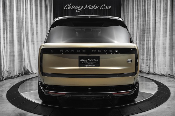 Used 2023 Land Rover Range Rover LWB P530 First Edition HIGHLY DESIRED SUNSET GOLD SATIN FINISH for sale Sold at Chicago Motor Cars in West Chicago IL 60185 4