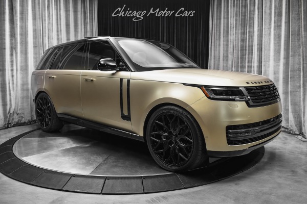 Used 2023 Land Rover Range Rover LWB P530 First Edition HIGHLY DESIRED SUNSET GOLD SATIN FINISH for sale Sold at Chicago Motor Cars in West Chicago IL 60185 6