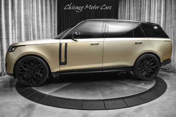 Used 2023 Land Rover Range Rover LWB P530 First Edition HIGHLY DESIRED SUNSET GOLD SATIN FINISH for sale Sold at Chicago Motor Cars in West Chicago IL 60185 1