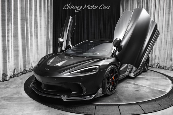Used 2021 McLaren GT Fully Modded inside & Out Satin Black Wrap 900HP Tons of Carbon Fiber for sale Sold at Chicago Motor Cars in West Chicago IL 60185 2