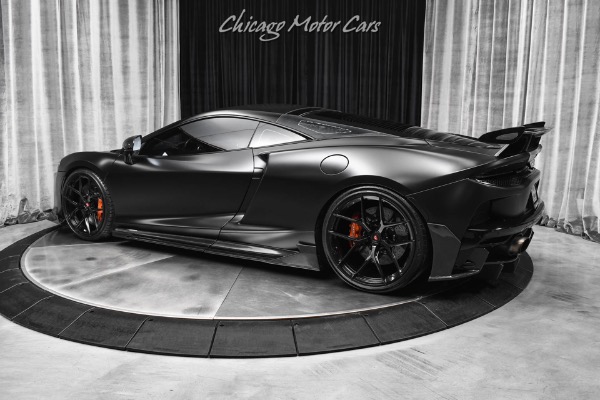 Used 2021 McLaren GT Fully Modded inside & Out Satin Black Wrap 900HP Tons of Carbon Fiber for sale Sold at Chicago Motor Cars in West Chicago IL 60185 3