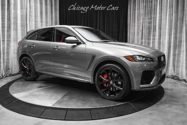 Used 2020 Jaguar F-PACE SVR AWD SUV 5.0L Supercharged V8! 550 HP! Hot Color Combo! LOADED! for sale Sold at Chicago Motor Cars in West Chicago IL 60185 6