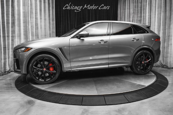 Used 2020 Jaguar F-PACE SVR AWD SUV 5.0L Supercharged V8! 550 HP! Hot Color Combo! LOADED! for sale Sold at Chicago Motor Cars in West Chicago IL 60185 1