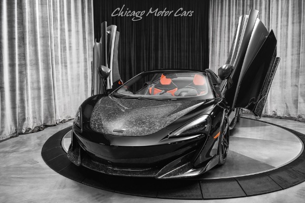 Used 2020 McLaren 600LT Spider HUGE SPEC! THOUSANDS IN UPGRADES! 1016 Industries Forged Carbon! for sale Sold at Chicago Motor Cars in West Chicago IL 60185 2