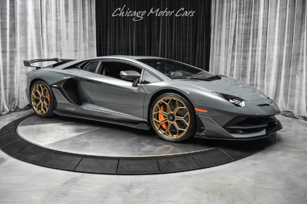 Used 2019 Lamborghini Aventador LP770-4 SVJ Coupe Grigio Telesto Pearl! LOADED with Carbon Fiber! FULL PPF! for sale Sold at Chicago Motor Cars in West Chicago IL 60185 6