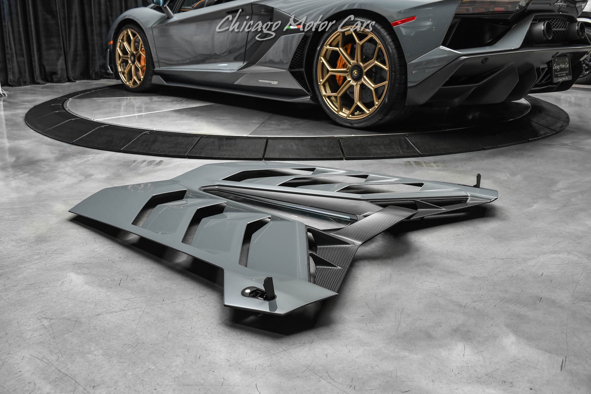 Used-2019-Lamborghini-Aventador-LP770-4-SVJ-Coupe-Grigio-Telesto-Pearl-LOADED-with-Carbon-Fiber-FULL-PPF