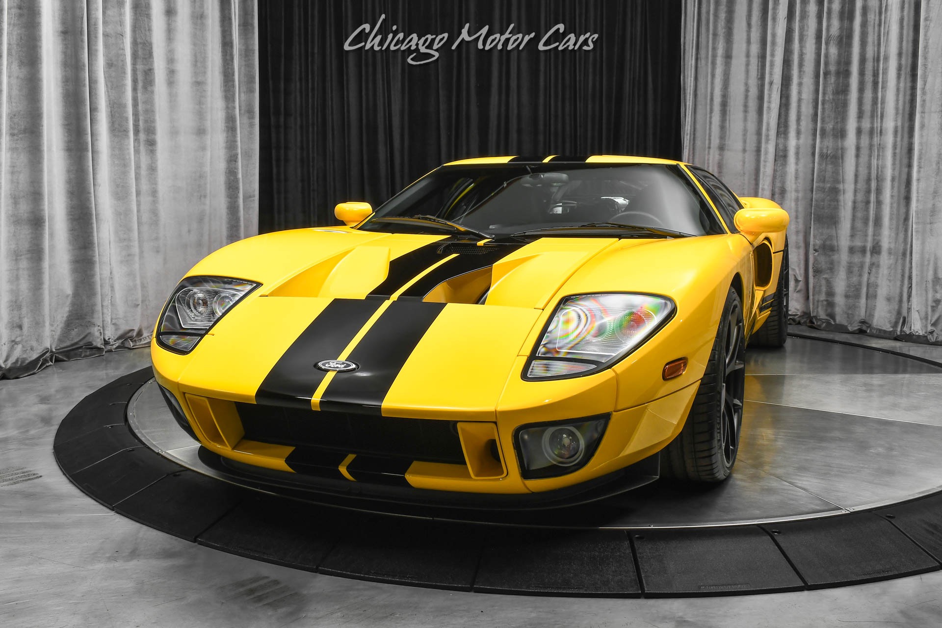 Used-2005-Ford-GT-Super-RARE-Yellow-HRE-Wheels-Whipple-Supercharger