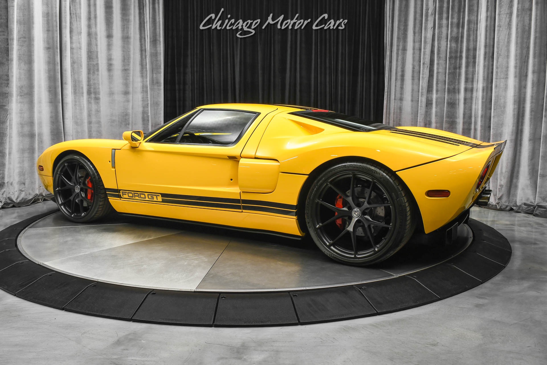 Used-2005-Ford-GT-Super-RARE-Yellow-HRE-Wheels-Whipple-Supercharger