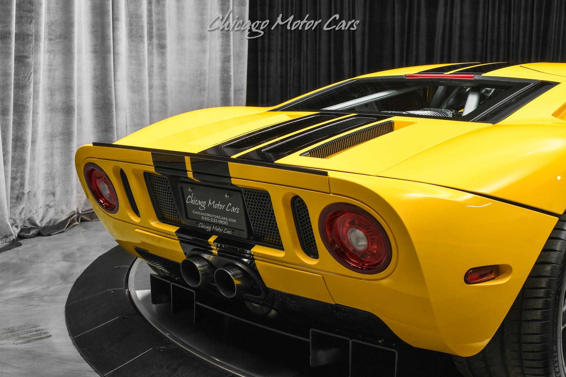 Used-2005-Ford-GT-Super-RARE-Yellow-HRE-Wheels-Whipple-Supercharger