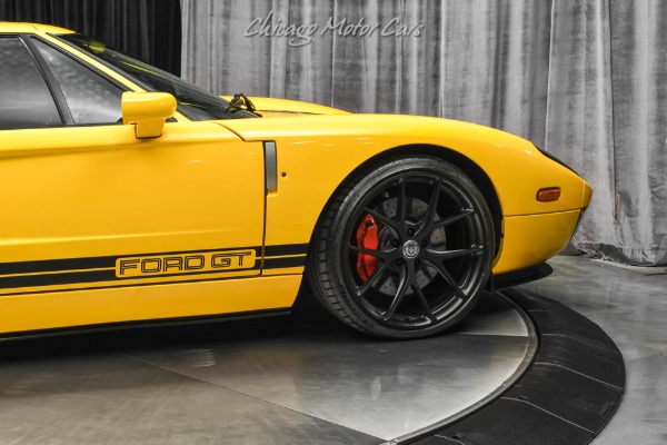 Used-2005-Ford-GT-Super-RARE-Yellow-HRE-Wheels-Whipple-Supercharger