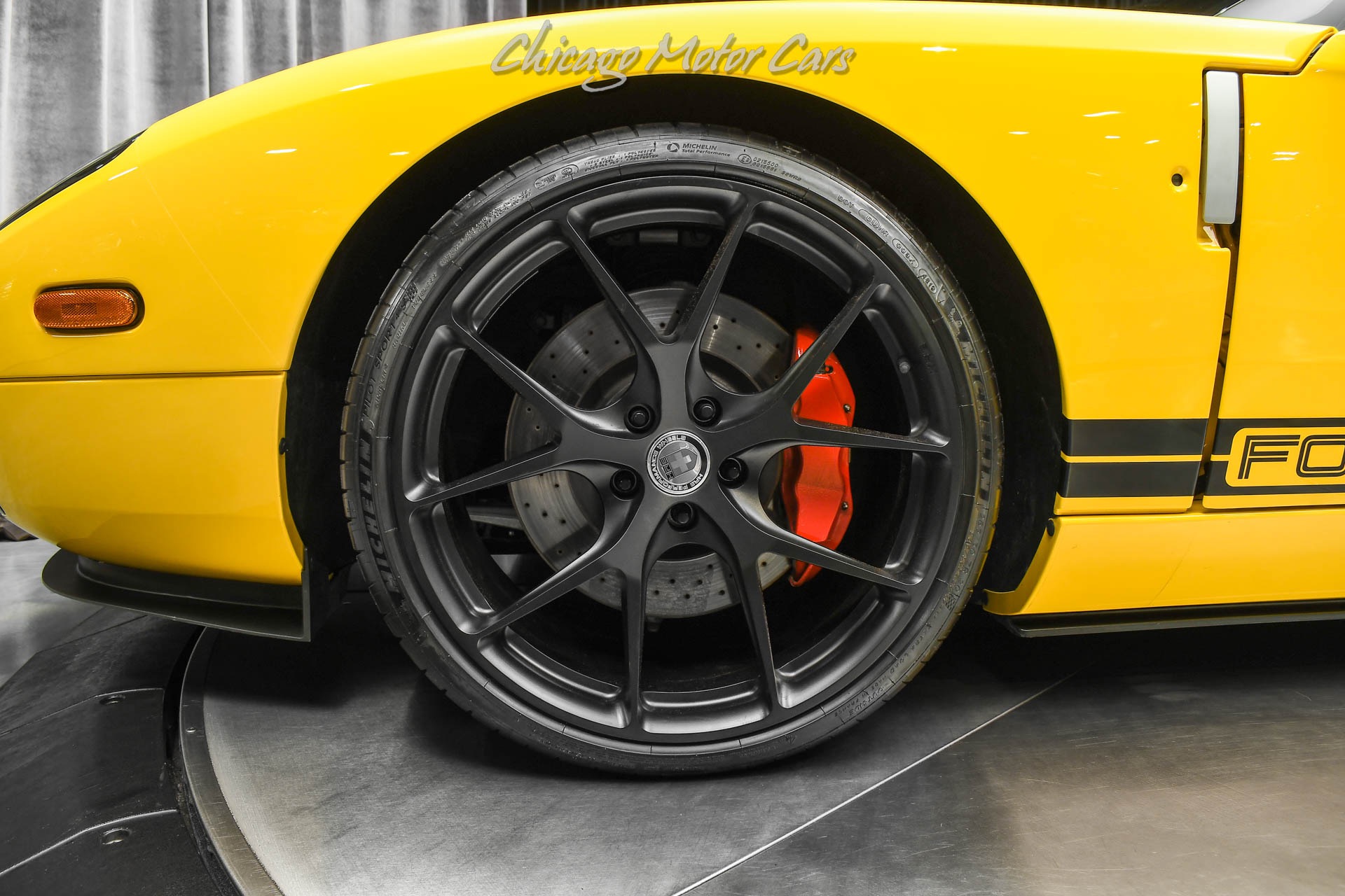 Used-2005-Ford-GT-Super-RARE-Yellow-HRE-Wheels-Whipple-Supercharger