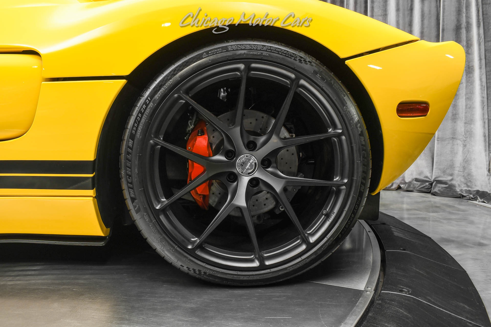 Used-2005-Ford-GT-Super-RARE-Yellow-HRE-Wheels-Whipple-Supercharger