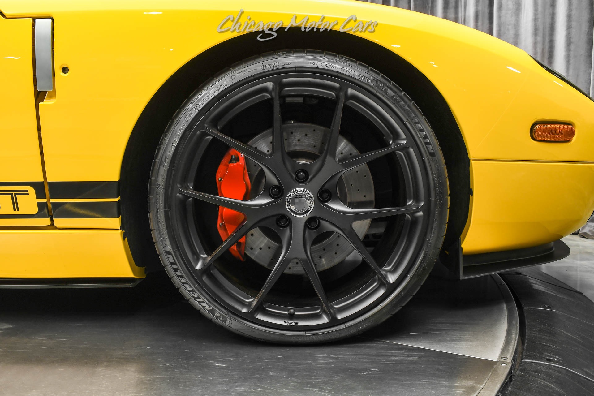 Used-2005-Ford-GT-Super-RARE-Yellow-HRE-Wheels-Whipple-Supercharger