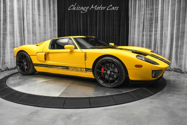 Used-2005-Ford-GT-Super-RARE-Yellow-HRE-Wheels-Whipple-Supercharger