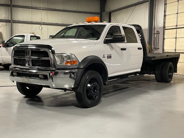 Used 2012 Ram 5500 Flatbed Crew Cab - 6.7 Cummins Turbo-Diesel - 5TH WHEEL - Low Miles for sale Sold at Chicago Motor Cars in West Chicago IL 60185 1