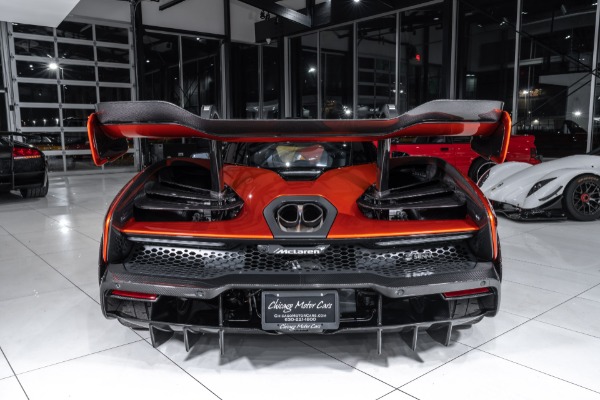 Used 2019 McLaren Senna Coupe #410 of 500! Volcano Orange! Visible Gloss Carbon! ONLY 2500 Miles! for sale Sold at Chicago Motor Cars in West Chicago IL 60185 3