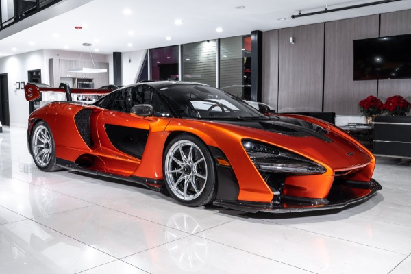 Used 2019 McLaren Senna Coupe #410 of 500! Volcano Orange! Visible Gloss Carbon! ONLY 2500 Miles! for sale Sold at Chicago Motor Cars in West Chicago IL 60185 5