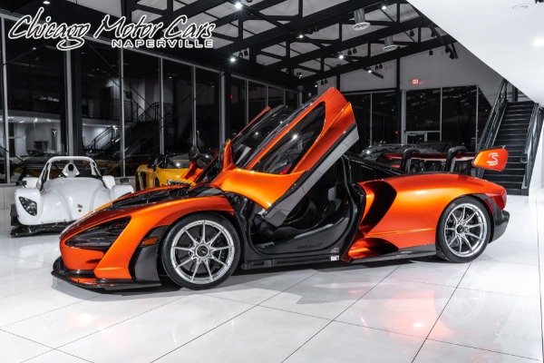 Used 2019 McLaren Senna Coupe #410 of 500! Volcano Orange! Visible Gloss Carbon! ONLY 2500 Miles! for sale Sold at Chicago Motor Cars in West Chicago IL 60185 1
