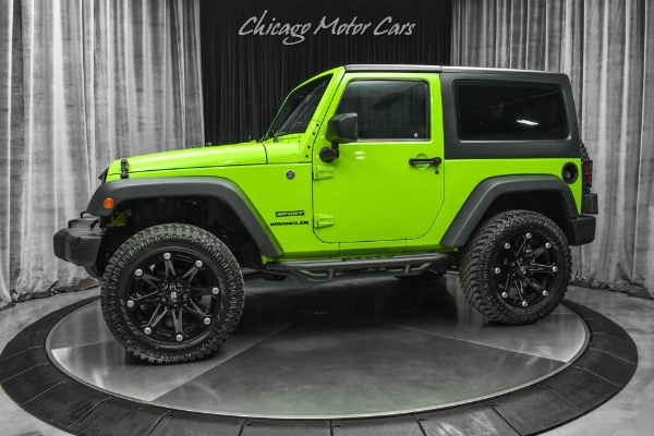 Used 2012 Jeep Wrangler Sport! New Tires!Ballastic Wheels! Upgraded Audio! Manual! Just Serviced! for sale Sold at Chicago Motor Cars in West Chicago IL 60185 1