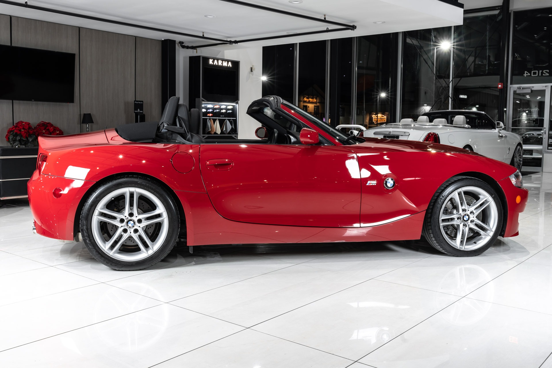 Used-2006-BMW-Z4-M-Roadster-Imola-Red-6-Speed-Manual-Navigation-Heated-Power-Seats