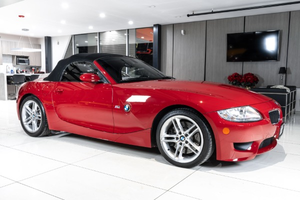 Used-2006-BMW-Z4-M-Roadster-Imola-Red-6-Speed-Manual-Navigation-Heated-Power-Seats