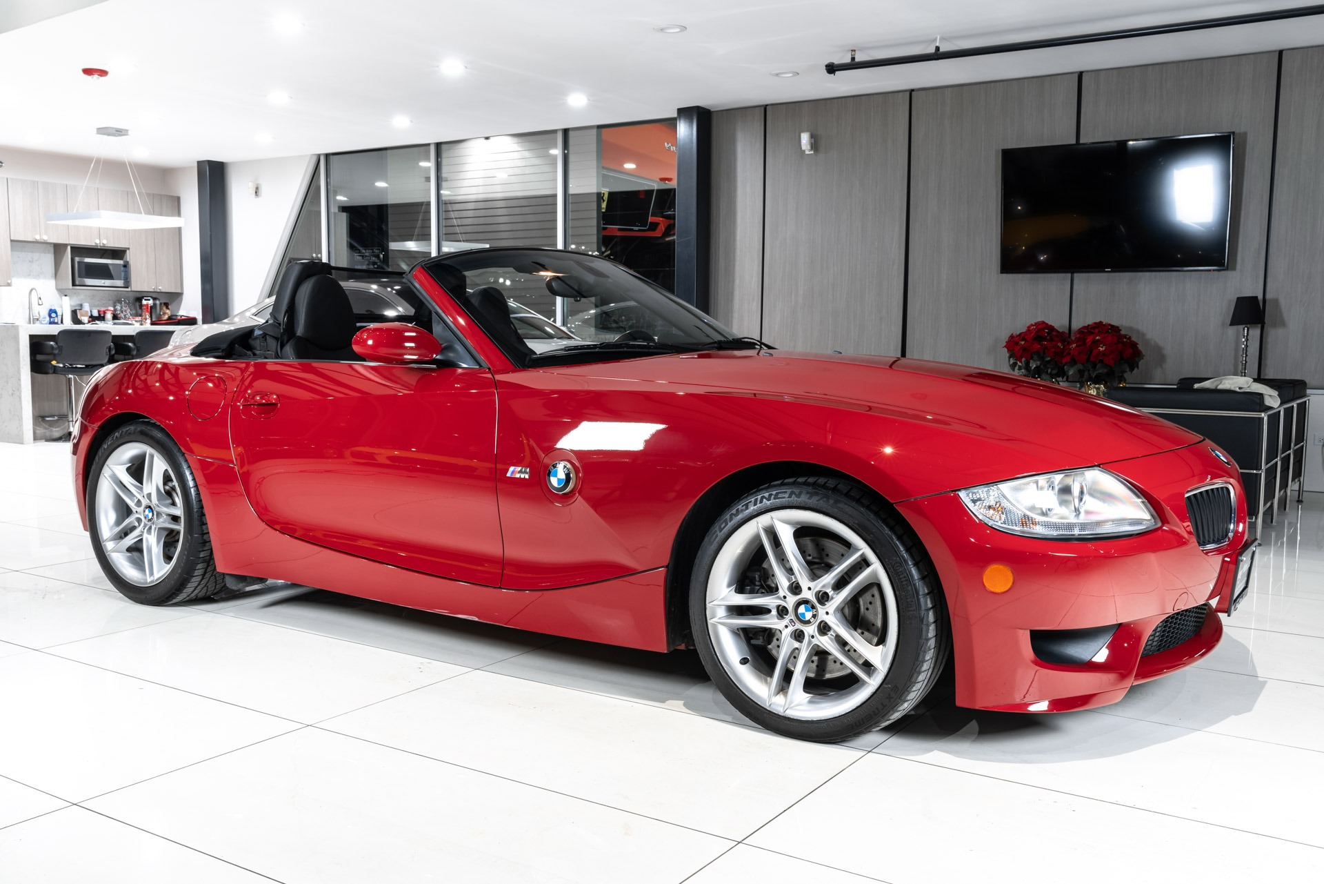 Used-2006-BMW-Z4-M-Roadster-Imola-Red-6-Speed-Manual-Navigation-Heated-Power-Seats