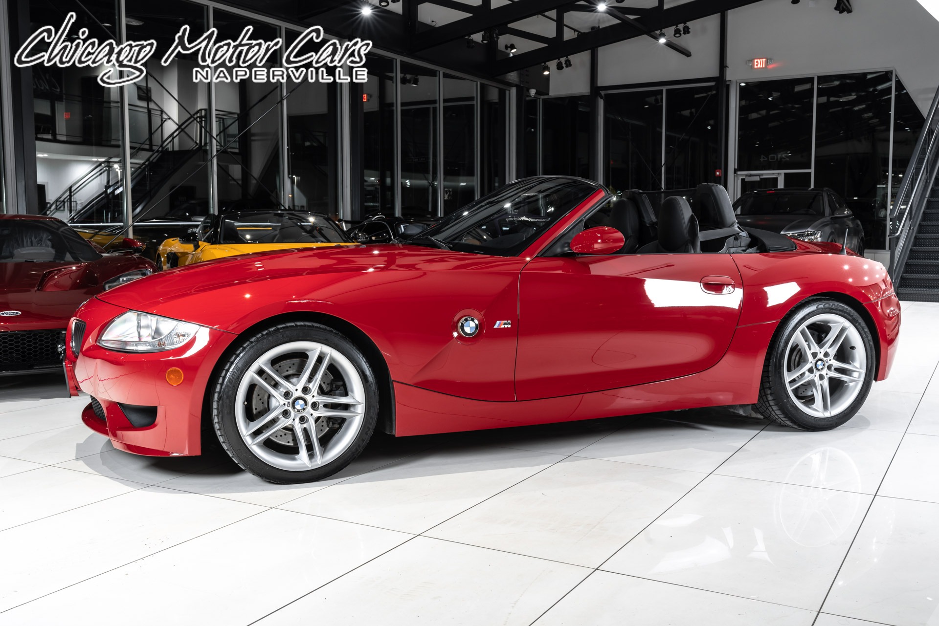 Used-2006-BMW-Z4-M-Roadster-Imola-Red-6-Speed-Manual-Navigation-Heated-Power-Seats