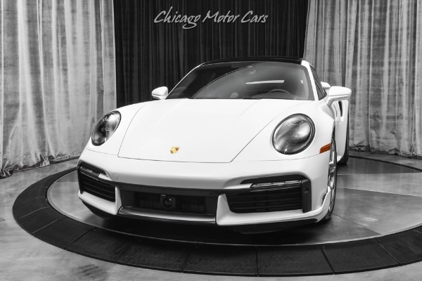 Used 2022 Porsche 911 Turbo S Coupe FULL Satin PPF! PCCB! Burmester High End! ONLY 2K Miles! for sale Sold at Chicago Motor Cars in West Chicago IL 60185 2