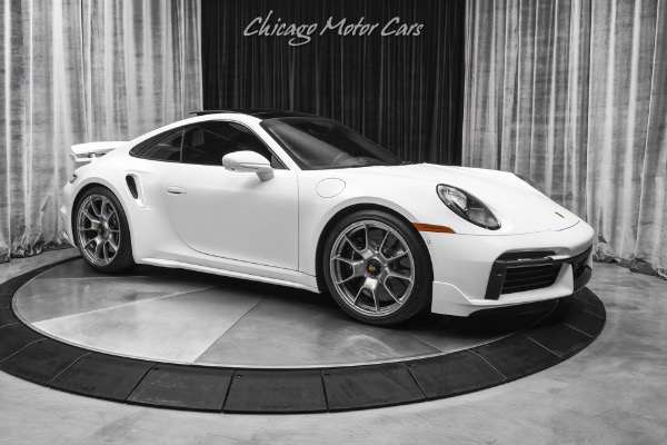Used 2022 Porsche 911 Turbo S Coupe FULL Satin PPF! PCCB! Burmester High End! ONLY 2K Miles! for sale Sold at Chicago Motor Cars in West Chicago IL 60185 6