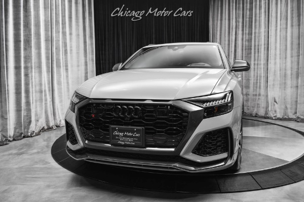 Used 2022 Audi RS Q8 4.0T quattro SUV Nardo Grey! Carbon Optic Pkg! RS Design Pkg! Executive Pkg for sale Sold at Chicago Motor Cars in West Chicago IL 60185 2