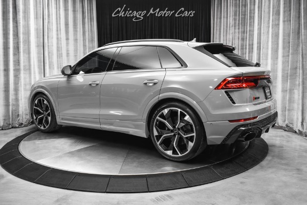 Used 2022 Audi RS Q8 4.0T quattro SUV Nardo Grey! Carbon Optic Pkg! RS Design Pkg! Executive Pkg for sale Sold at Chicago Motor Cars in West Chicago IL 60185 3