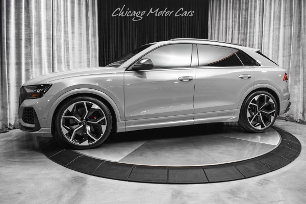 Used 2022 Audi RS Q8 4.0T quattro SUV Nardo Grey! Carbon Optic Pkg! RS Design Pkg! Executive Pkg for sale Sold at Chicago Motor Cars in West Chicago IL 60185 1