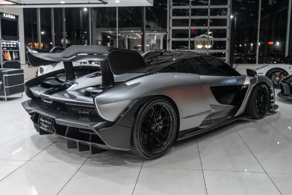 Used 2019 McLaren Senna Coupe Liquid Silver! Bespoke Interior! TONS of Carbon! $100K+ in Options! for sale Sold at Chicago Motor Cars in West Chicago IL 60185 4
