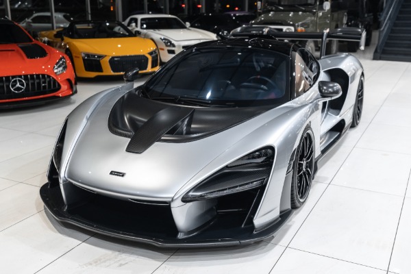 Used-2019-McLaren-Senna-Coupe-Liquid-Silver-Bespoke-Interior-TONS-of-Carbon-100K-in-Options