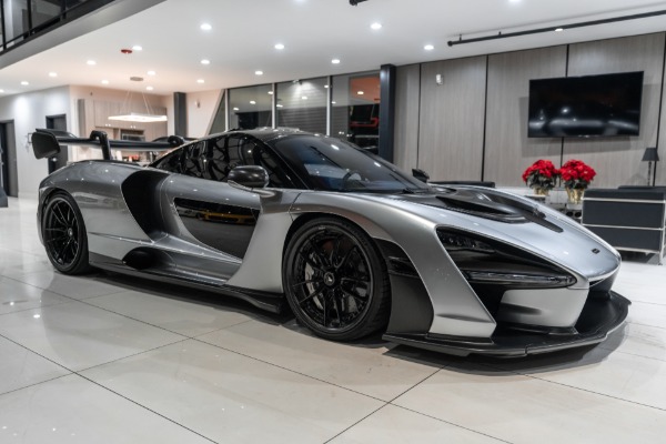 Used 2019 McLaren Senna Coupe Liquid Silver! Bespoke Interior! TONS of Carbon! $100K+ in Options! for sale Sold at Chicago Motor Cars in West Chicago IL 60185 5