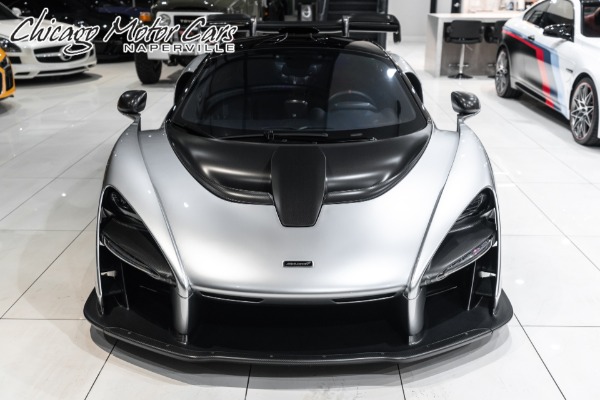 Used 2019 McLaren Senna Coupe Liquid Silver! Bespoke Interior! TONS of Carbon! $100K+ in Options! for sale Sold at Chicago Motor Cars in West Chicago IL 60185 6