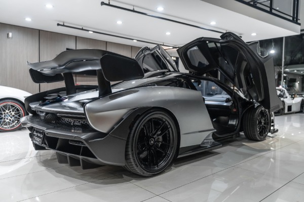 Used-2019-McLaren-Senna-Coupe-Liquid-Silver-Bespoke-Interior-TONS-of-Carbon-100K-in-Options