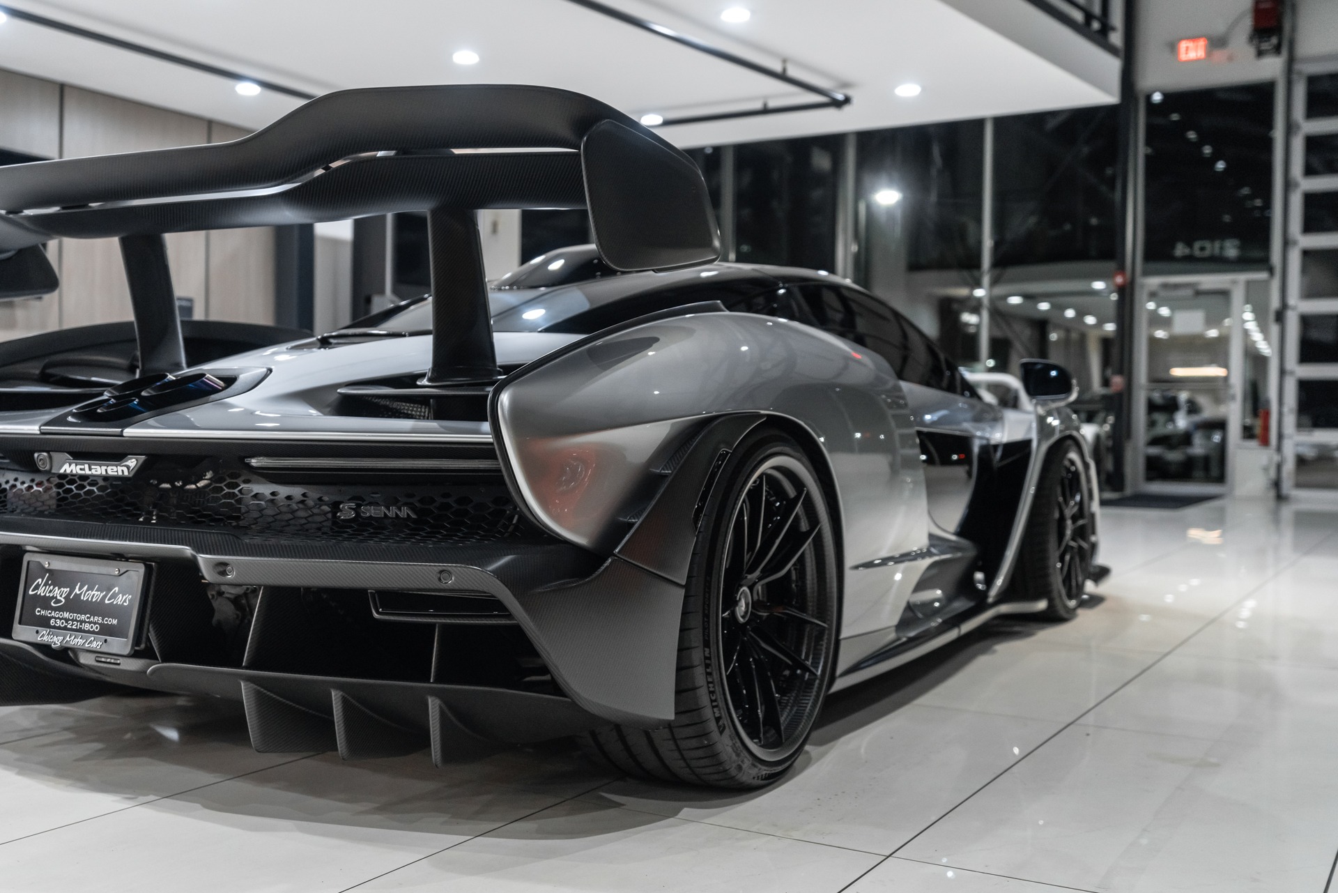 Used-2019-McLaren-Senna-Coupe-Liquid-Silver-Bespoke-Interior-TONS-of-Carbon-100K-in-Options
