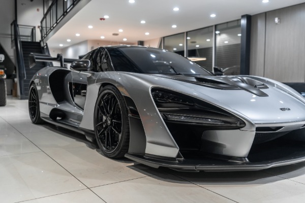 Used-2019-McLaren-Senna-Coupe-Liquid-Silver-Bespoke-Interior-TONS-of-Carbon-100K-in-Options